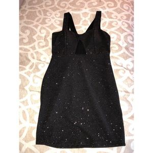 Sparkly black dress